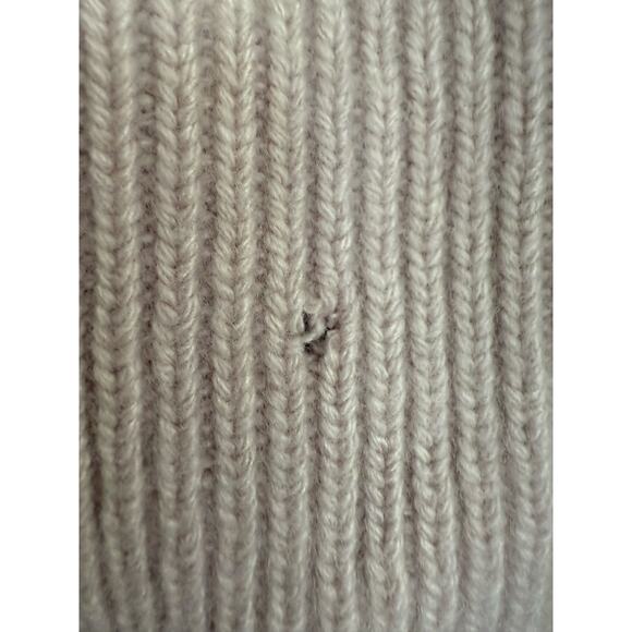 Bartoloni Italian Wool-Cashmere Half Zip Sweater Size Small Pale Lavender - Picture 6 of 6